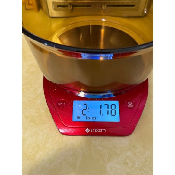 Vintage Anchor Hocking Fire-King Amber Glass Bowl 8.5" in dia. - Picture 8 of 9